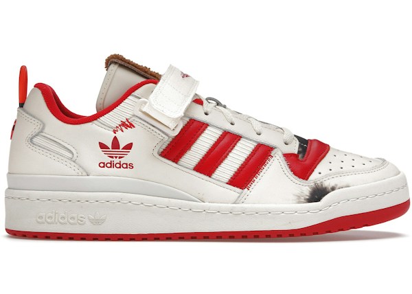 Adidas Men's Originals x Home Alone Forum Low Casual Shoes in Off-White/Cream White Size 10.5 Leathers-