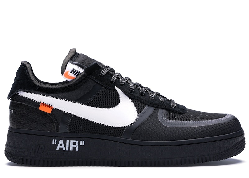 NIKE THE 10: NIKE AIR FORCE 1 LOW 'OFF WHITE' - AO4606-001