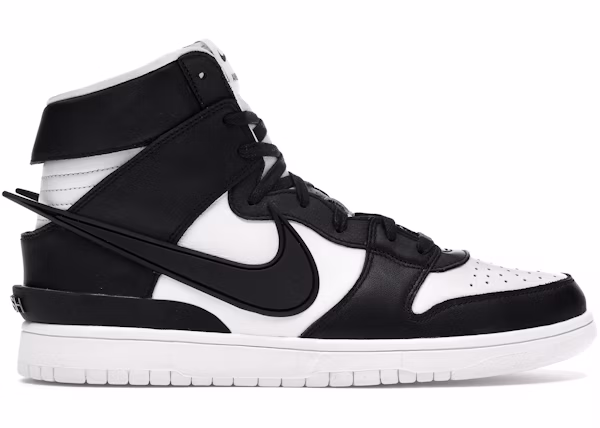Nike Dunk High AMBUSH Black White - UK 9.5