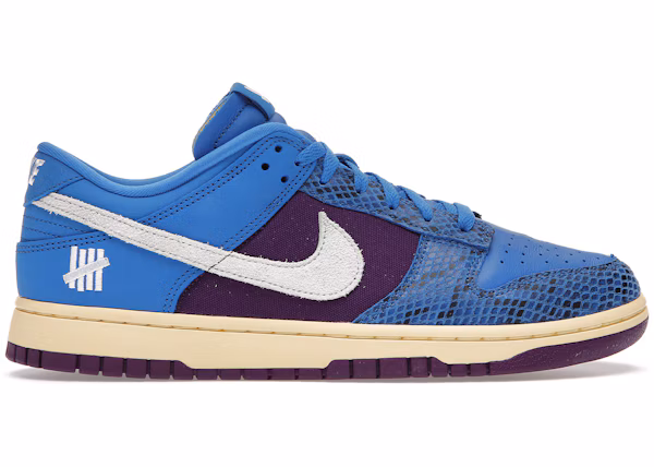 Nike Dunk Low Undefeated 5 on It Dunk Vs. AF1 - UK 9.5