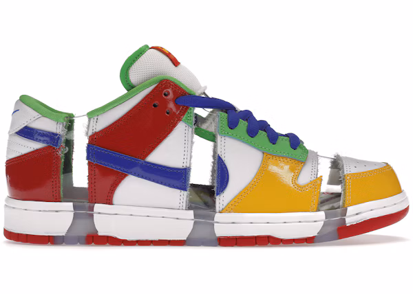 Nike, Skateboarding, Male, Multicolor, 11 UK, Colorful Ebay Dunk Low OG Skate Shoes